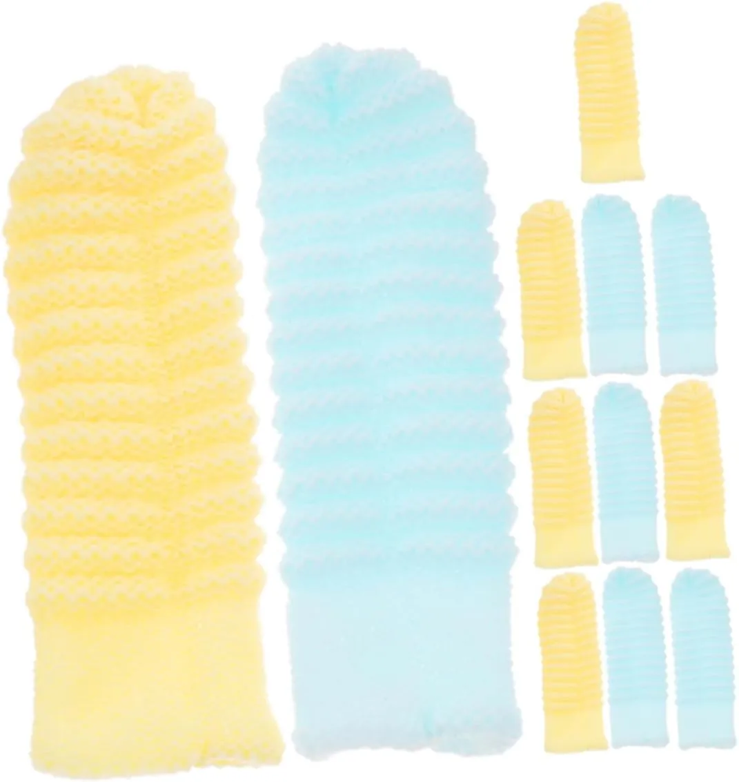 12pcs Dog Finger Toothbrush for Small to Large Dogs Cats Washable Pet Toothbrushes Material for Gentle Cleaning for Puppies Kittens
