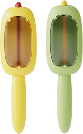 2Pcs Reusable Lint Roller Washable Manual Travel Lint Roller Lightweight and Portable Pet Hair Remover