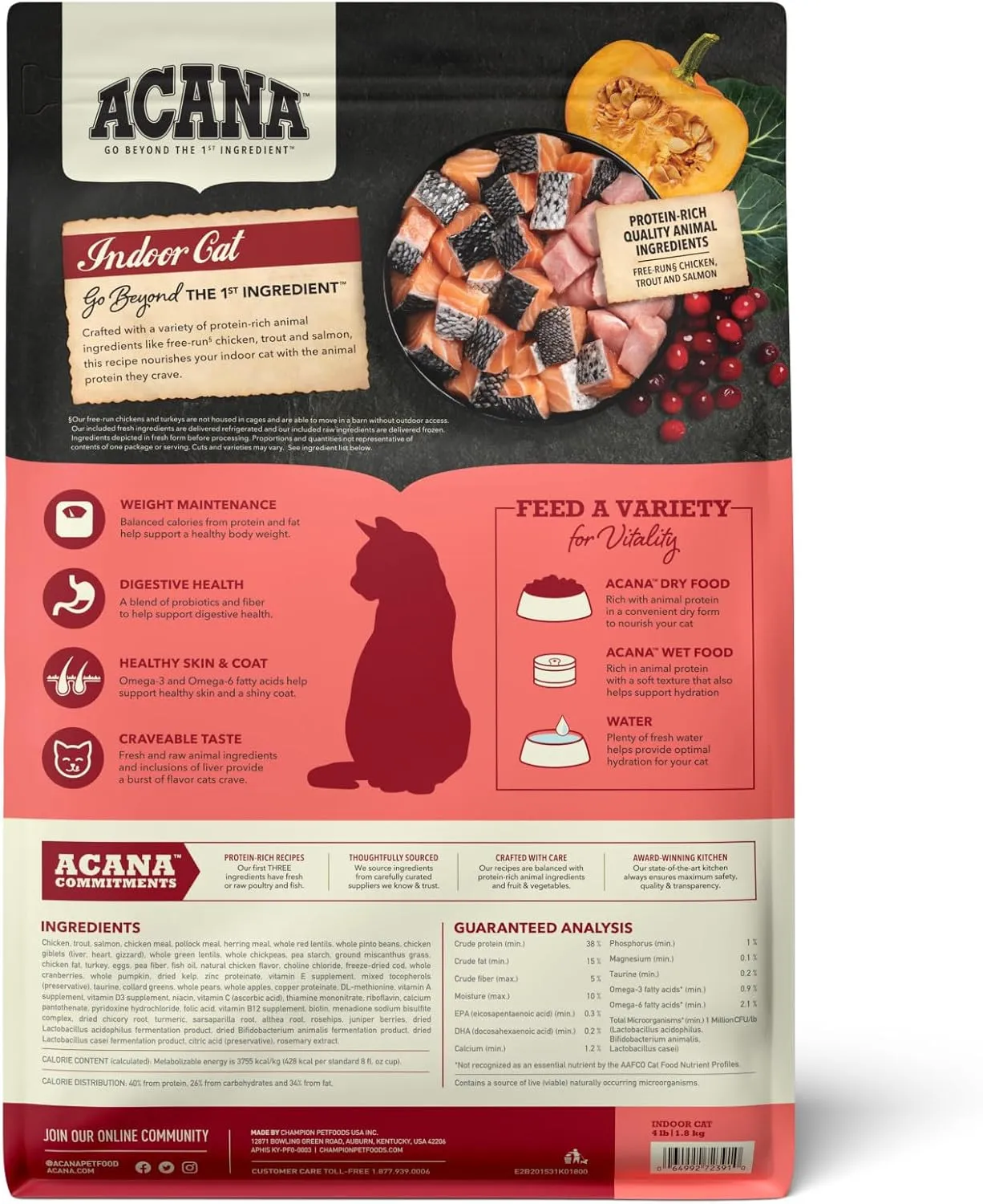 ACANA Indoor Cat 4LB