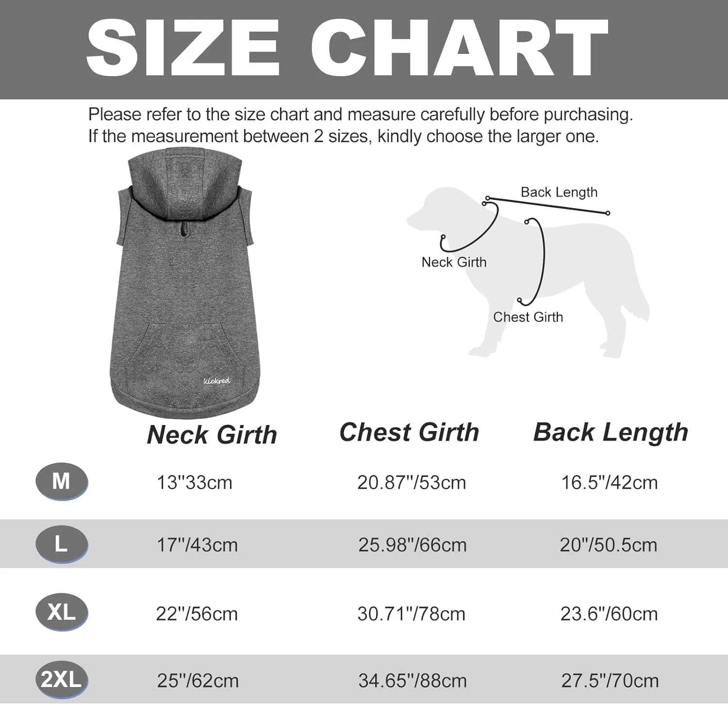 Basic Dog Hoodie Sweatshirts, Pet Clothes Hoodies Sweater with Hat and Leash Hole, Warm Outfit Coat for Large Medium Small Dogs, Dark Grey (Large)