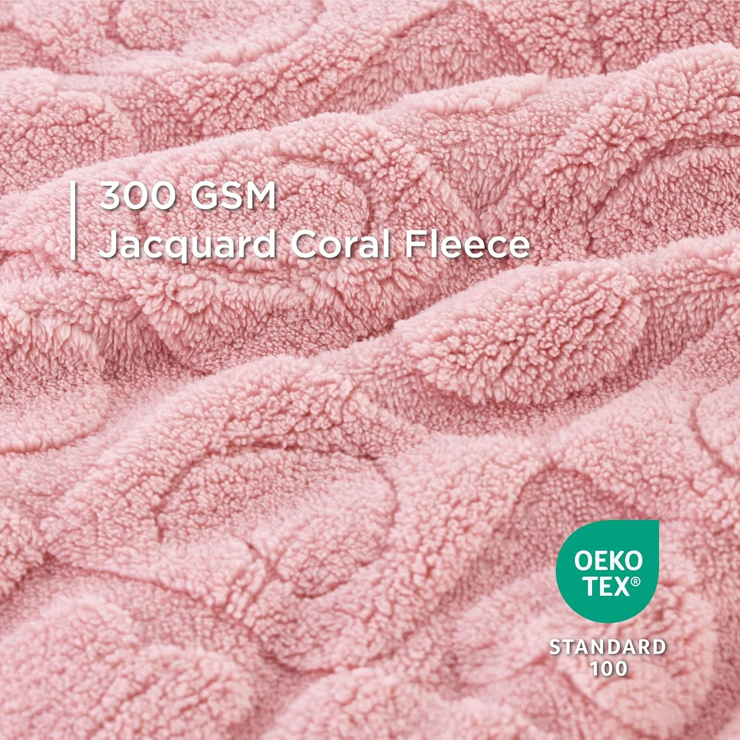 Bedsure Dog Blanket for Medium Dogs Washable - Fluffy Fuzzy Puppy Cat Blanket with Premium 300GSM Coral Fleece Soft for Pet Kitten Doggy, Pink, 30x40IN
