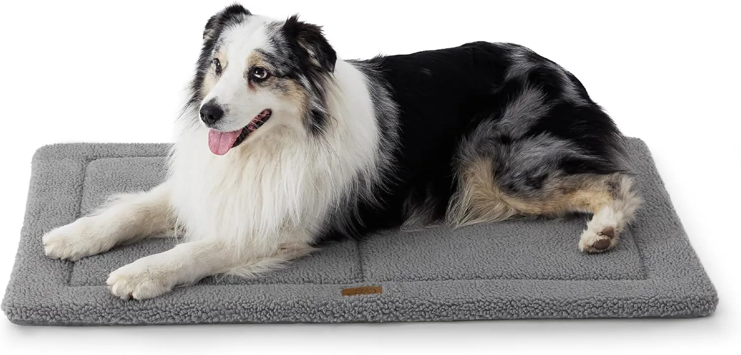 Bedsure Washable Dog Bed for Extra Large Dogs, Reversible Foam Floor Pet Mat, Lightweight Travel Flat Puppy Mattress for Indoor & Outdoor Pet