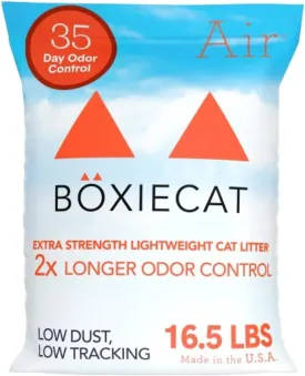 Boxie Extra Strength Cat Litter, Lightweight 35-Day Odor Control, Clumping, 16.5lb