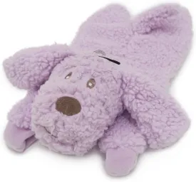 Calm Fleece Laying Down Dog, Soothing Dog Toy, Made with Lavender Blend of Therapeutic Grade Essential Oils (33cm)