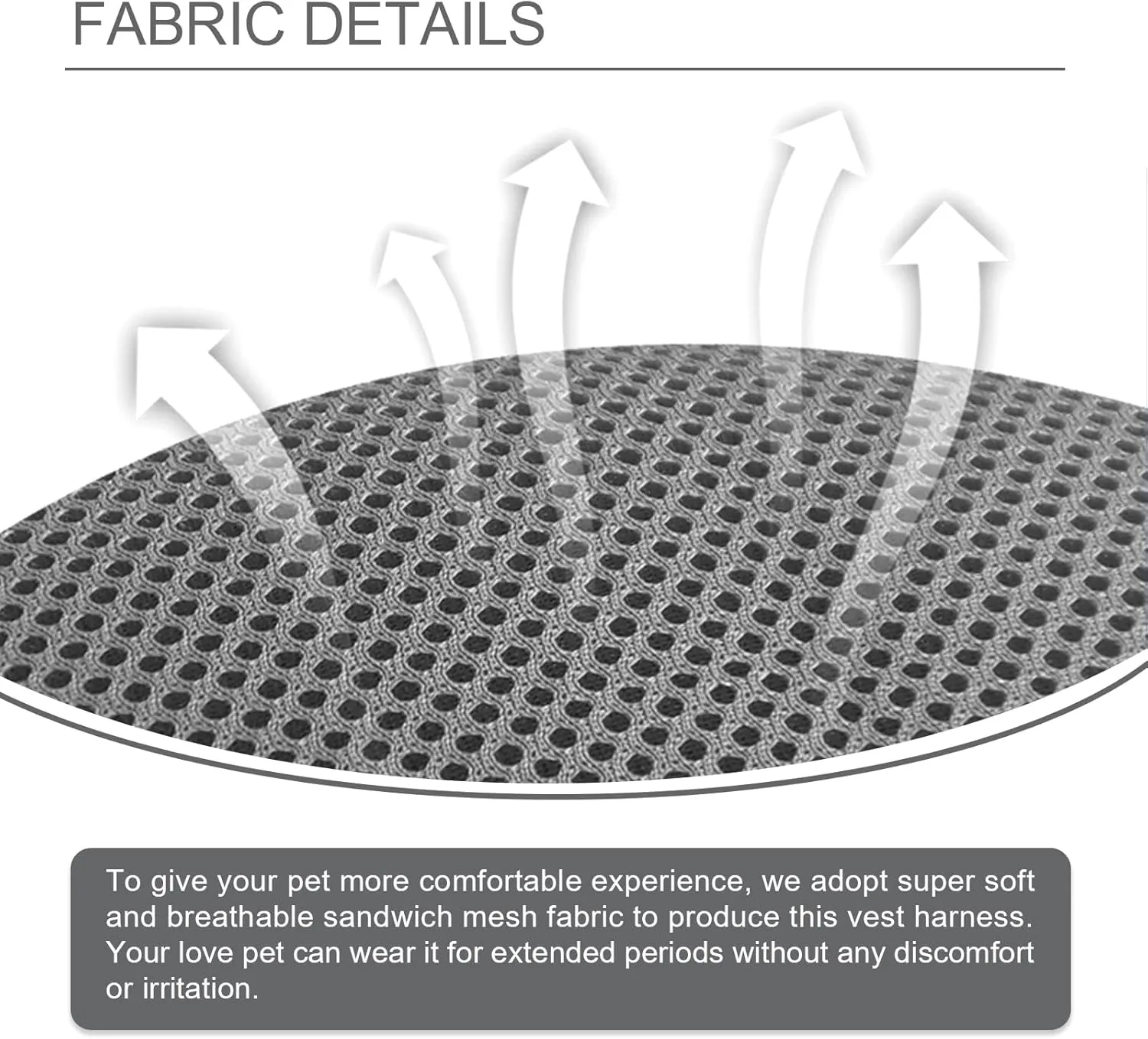 Cat Harness and Leash Set Escape Proof, Adjustable Vest with Lead for Large Cat Small Dog Puppy Outdoor Walking, Soft Breathable Mesh Jacket with Reflective Strips for Dark Night, L Gray