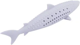 Cat Teeth Cleaning Toy, Cat Teething Toys Silicone Molar Stick Catnip Toys Cat Toothbrush Cat Fish Shape Toothbrush with Catnip Chew Bite Teeth Cleaning Toy for Cats Kitten Kitty