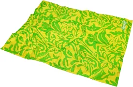 Coleman Small Green Botanical Pattern Reversible Cooling Mat  18 x 24
