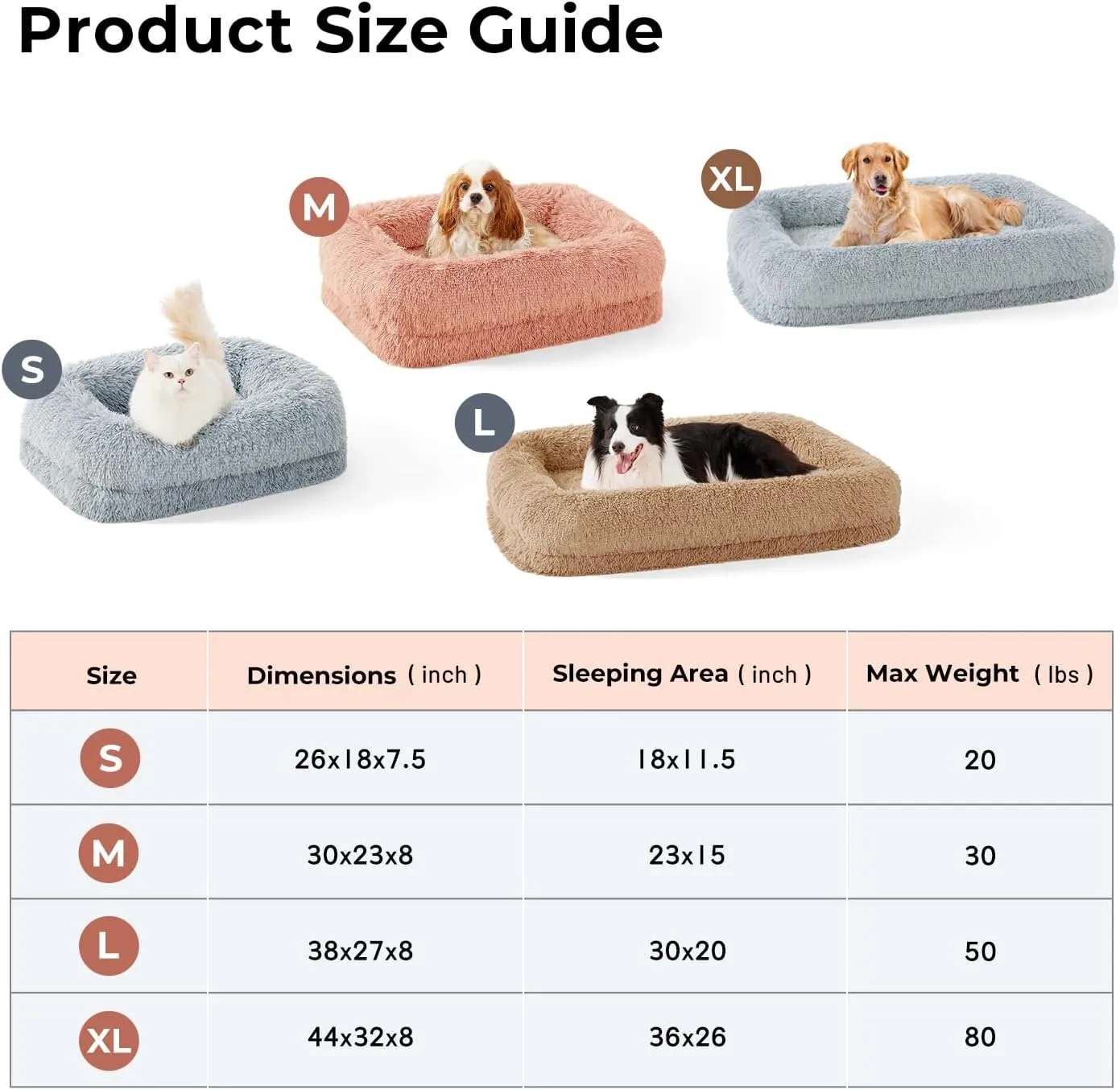Donut Dog Beds for Small Dogs - Calming Puppy Bed with Fluffy Faux Fur, Waterproof Pet Sofa Bed with Supportive Egg Foam, Cat Bed with Washable Removable Cover and Nonskid Bottom, Grey