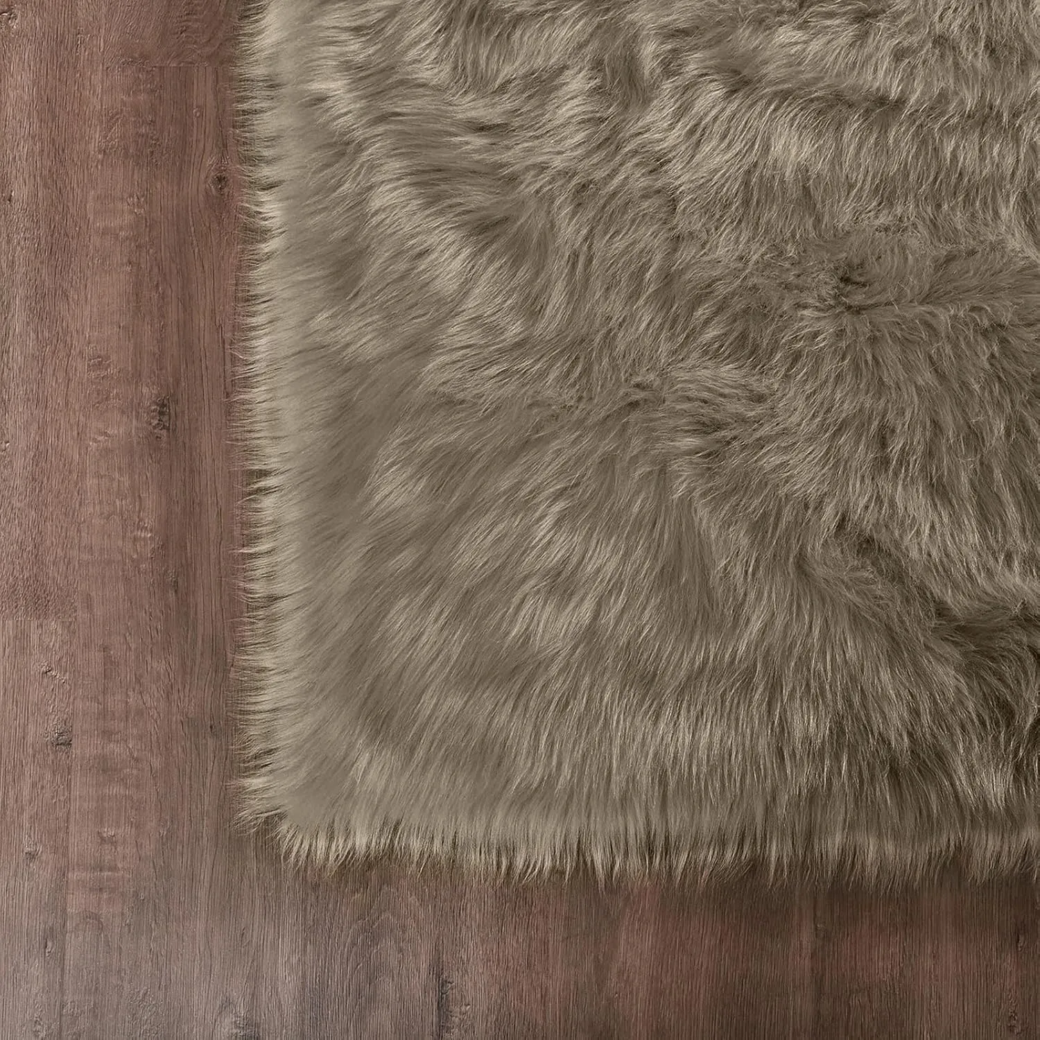 Goolela Beige Rug Runners 2x6 Fluffy Shag Faux Sheepskin Fur Machine Washable Area Rugs for Living Room Bedroom Floor Sofa Room Decor