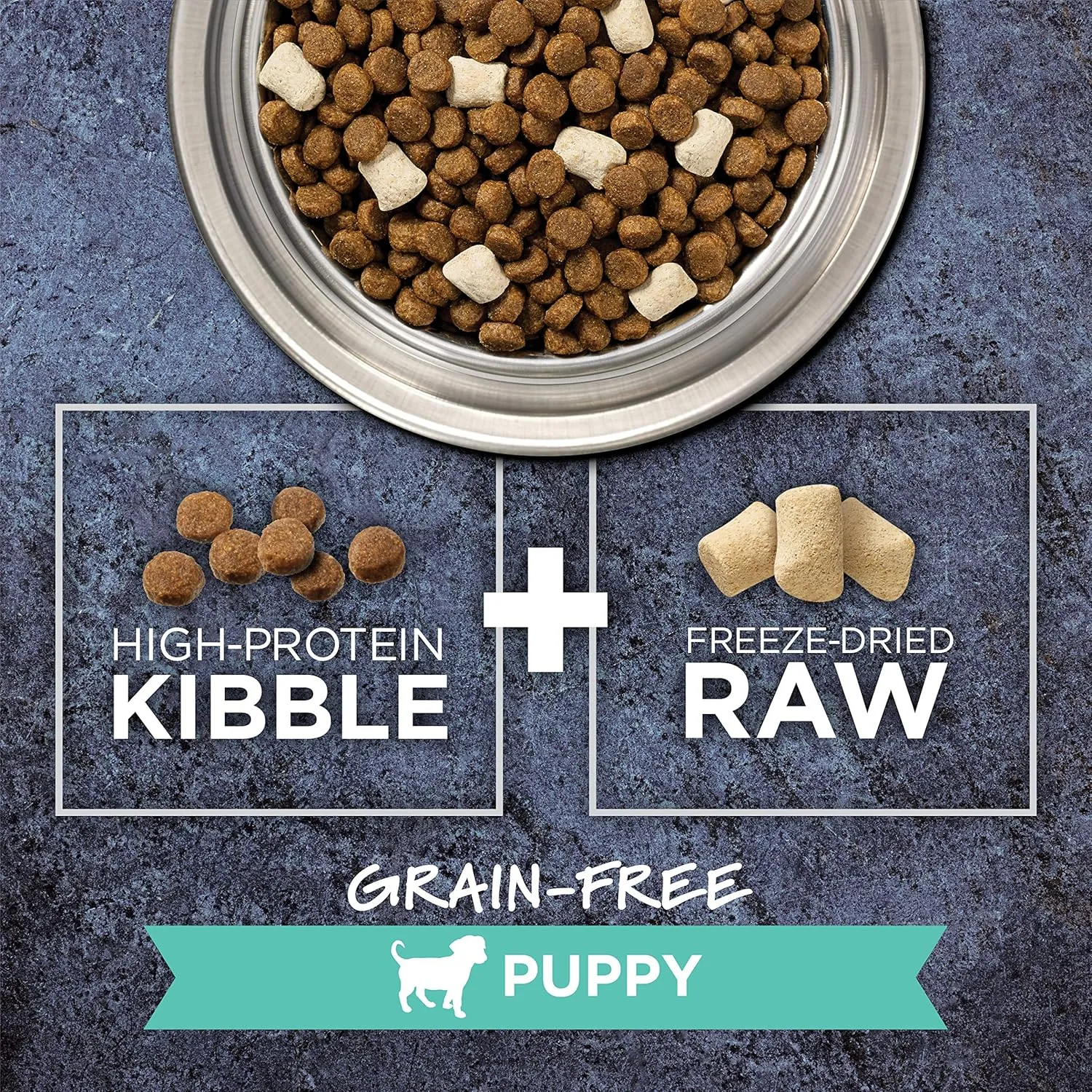 Instinct Raw Boost Puppy, Natural Dry Dog Food with Freeze Dried Pieces, Grain Free Recipe - Real Chicken, 4 lb. Bag