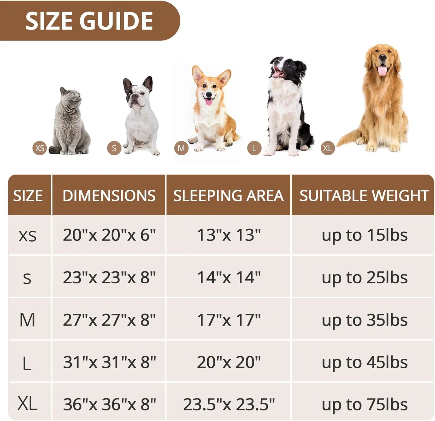 JOLLYVOGUE Calming Dog & Cat Bed for Small Dogs, Anti-Anxiety Donut Cuddler Cozy Soft Round Bed with Anti-Slip Bottom, Fluffy Faux Fur Plush Cushion Beds for Small Medium Dogs, 23"/Smoke Gray