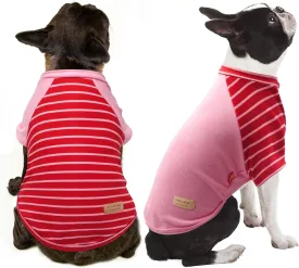 KYEESE 2Pack Dog Sweaters Comfort Doggie Coats Pullover Pets Sweaters for Small Dogs Male Dachshund Clothes Fleece Pet Sweater Dog Clothes Soft Pets Sweatshirt Stretchy Coats for Medium Dogs Boy