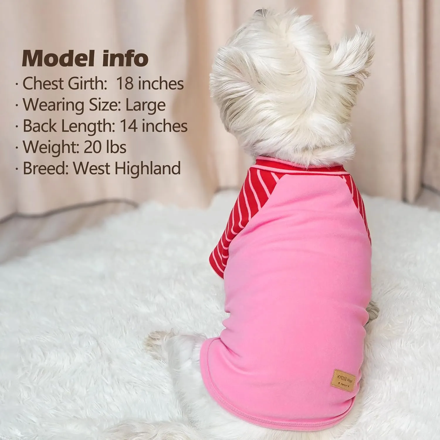 KYEESE 2Pack Dog Sweaters Comfort Doggie Coats Pullover Pets Sweaters for Small Dogs Male Dachshund Clothes Fleece Pet Sweater Dog Clothes Soft Pets Sweatshirt Stretchy Coats for Medium Dogs Boy