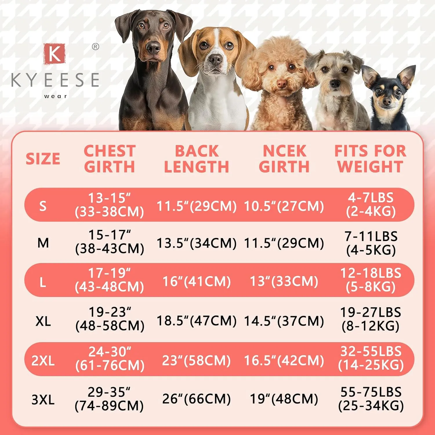 KYEESE 2Pack Lightweight Dog Sweaters Pullover Fleece for Small Dogs Male, Dachshund Clothes, Soft Sweatshirt, Stretchy Comfort Coats
