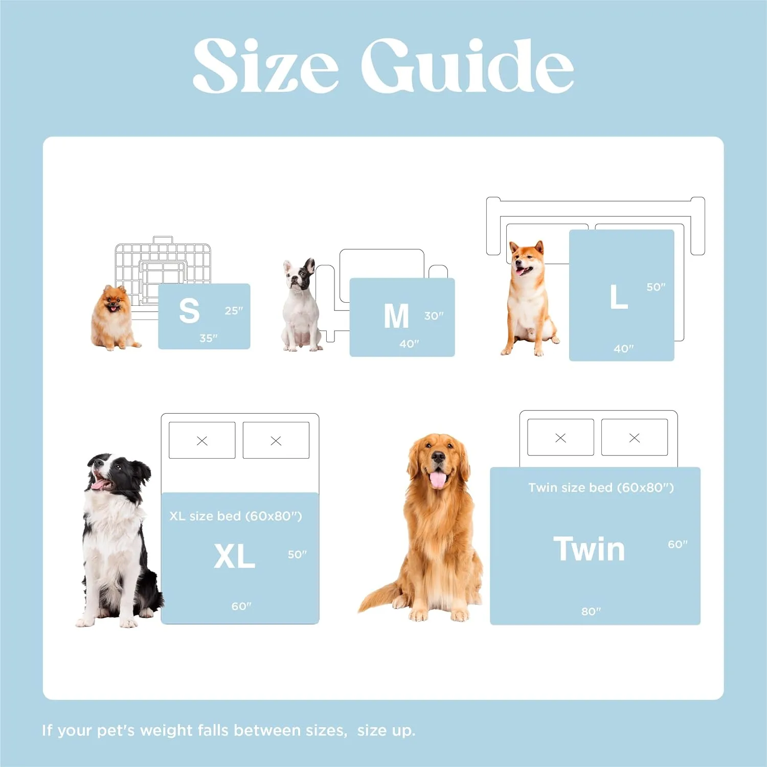 Lesure Waterproof Puppy Blanket for Small Dogs - Washable Double Sided Dog Blankets with Warm Jacquard Shag and Soft Sherpa Fleece, Pet Cat Blanket for Couch Protection, 3D Textured Cloud, Blue