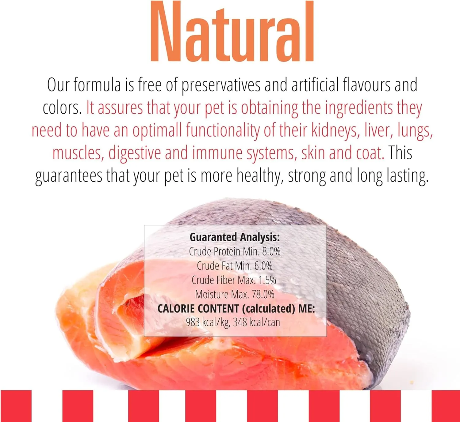 Livelong Healthy & Strong: 12 Pack: Salmon & Sweet Potato Recipe - 12.5oz Cans, Wet Dog Food, High Protein, All Natural, No Preservatives, USA Made