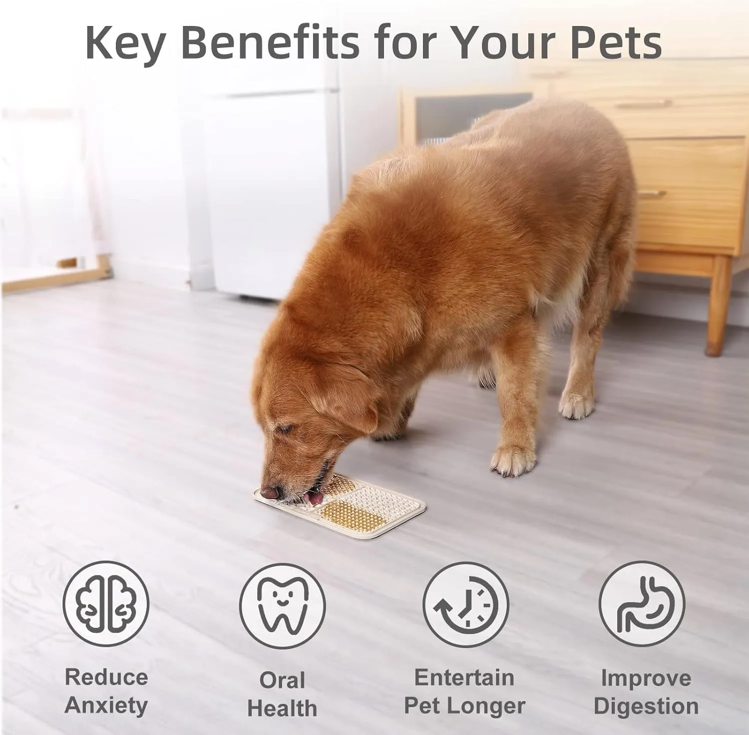 MateeyLife 2PCS Large Lick Mat for Dogs with Suction Cups, Slow Feeder Bowls, Cat Lick Mat for Anxiety Relief, Dog Toys to Keep Them Busy, Enrichment Toys for Bathing, Cat Licking Pad for Boredom