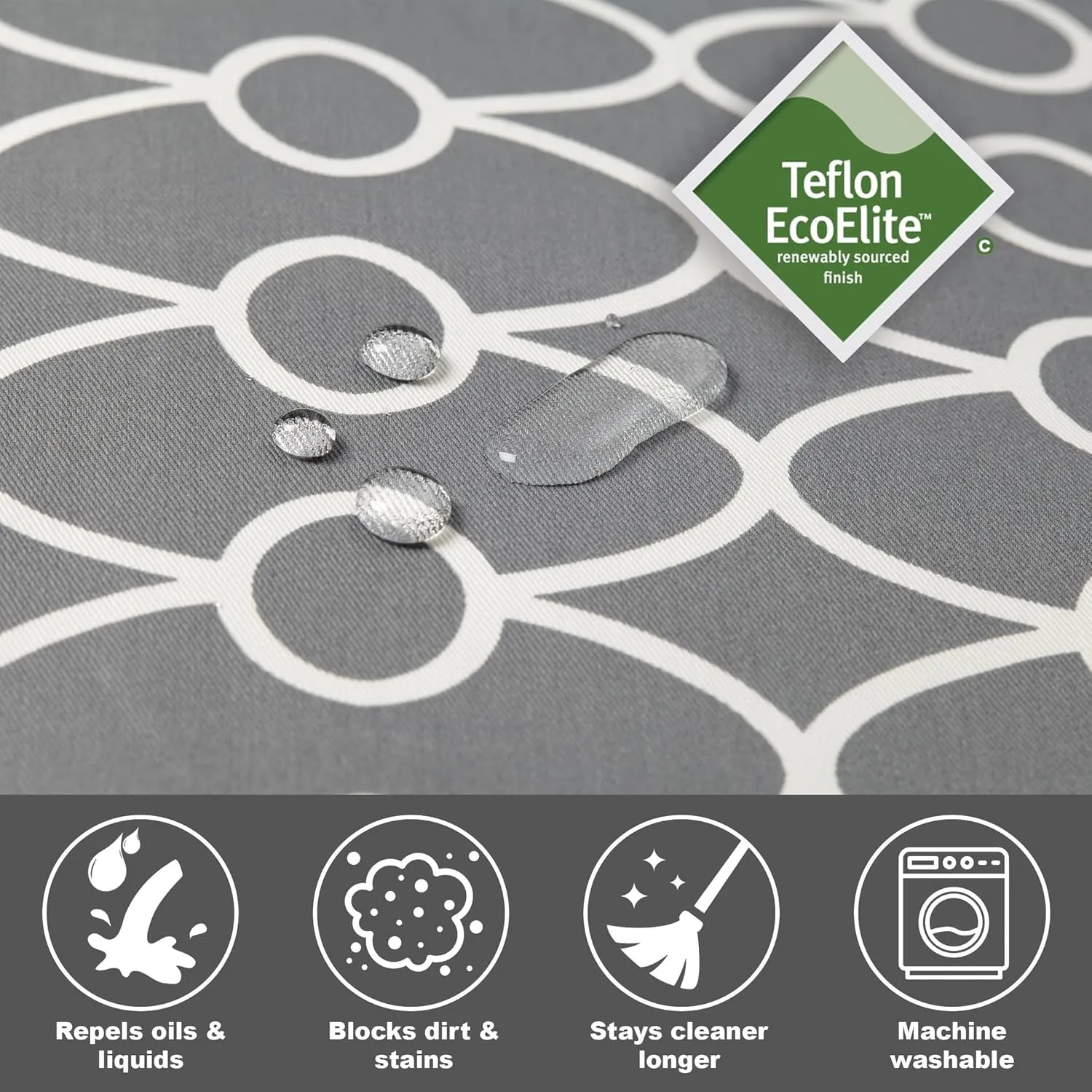 MidWest Homes for Pets Orthoperdic Egg-Crate Nesting Pet Bed w/ Teflon Fabric Protector, Small Gray