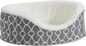 MidWest Homes for Pets Orthoperdic Egg-Crate Nesting Pet Bed w/ Teflon Fabric Protector, Small Gray