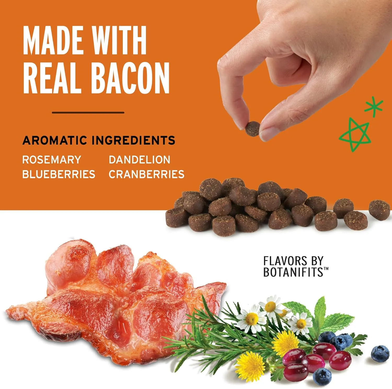 Pet Botanics Training Rewards Mini Treats For Dogs, Bacon, 4 Oz.