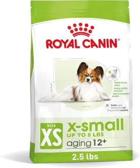Royal Canin X-Small Aging 12  Dry Dog Food, 2.5 lb bag