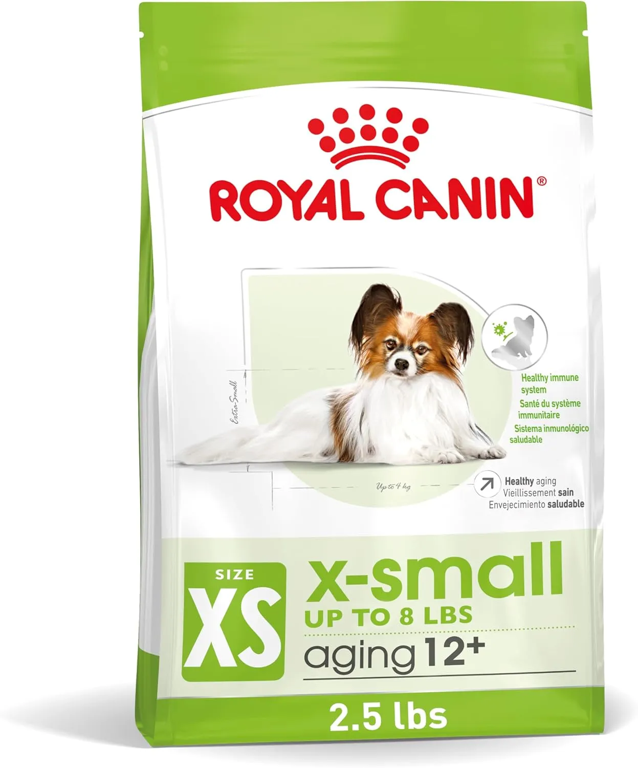 Royal Canin X-Small Aging 12  Dry Dog Food, 2.5 lb bag