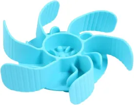Slow Feeder Dog Bowl Insert with Suction Cups Dog Anti-Choking Slow Eating Feeder Insert for Medium Breed Large Sized Dog, Fit into Basic Bowls and Elevated Dog (Light blue)