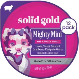 Solid Gold Wet Dog Food for Small Dogs - Mighty Mini Grain Free Wet Dog Food Made with Real Lamb - for Puppies, Adult & Senior Small Breeds with Sensitive Stomachs
