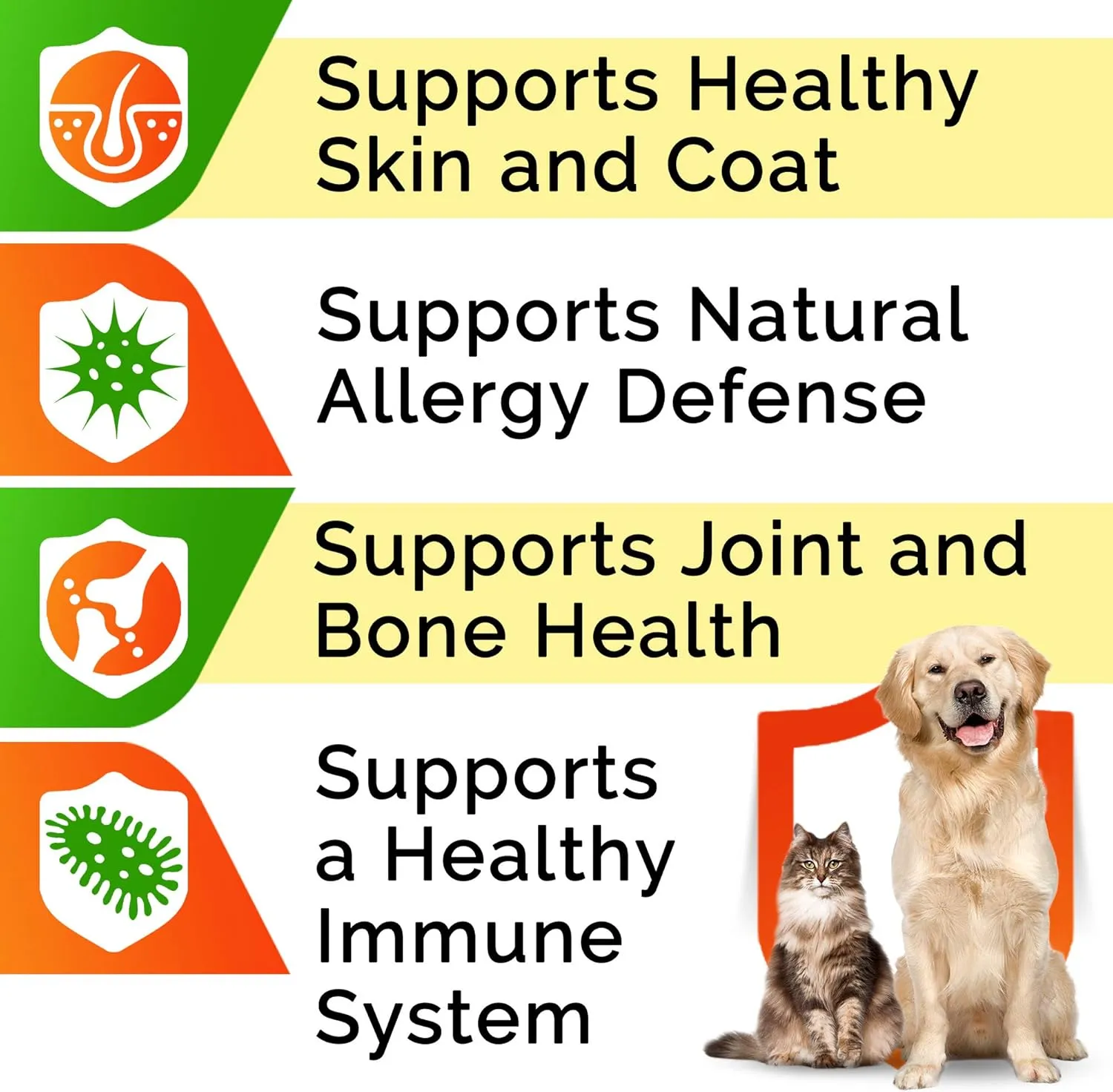 StrellaLab 32 OZ Salmon Oil for Dogs - Omega 3 for Dogs & Cats, Itch & Allergy Relief, Wild Alaskan Salmon Oil for Skin & Coat, Fish Oil Liquid, Shedding Health Support EPA & DHA Fatty Acids