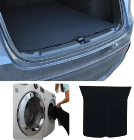 Tesla Model Y Trunk Mat - Custom FIt, Machine Washable & Skid Resistant | All-Weather Waterproof Cargo Liner | Heavy-Duty Floor Mat for Camping Pets & Spills, Anti-Slip Protection (2020-2024)