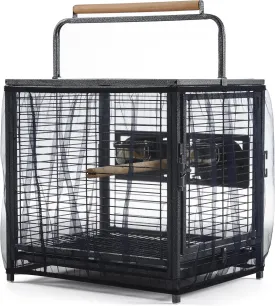 Yaheetech 25.5 inch Metal Bird Carrier Parakeet Travel Carrier w/Portable Handle and Seed Guard for Cockatiels Budgies Parrotlets Lovebirds