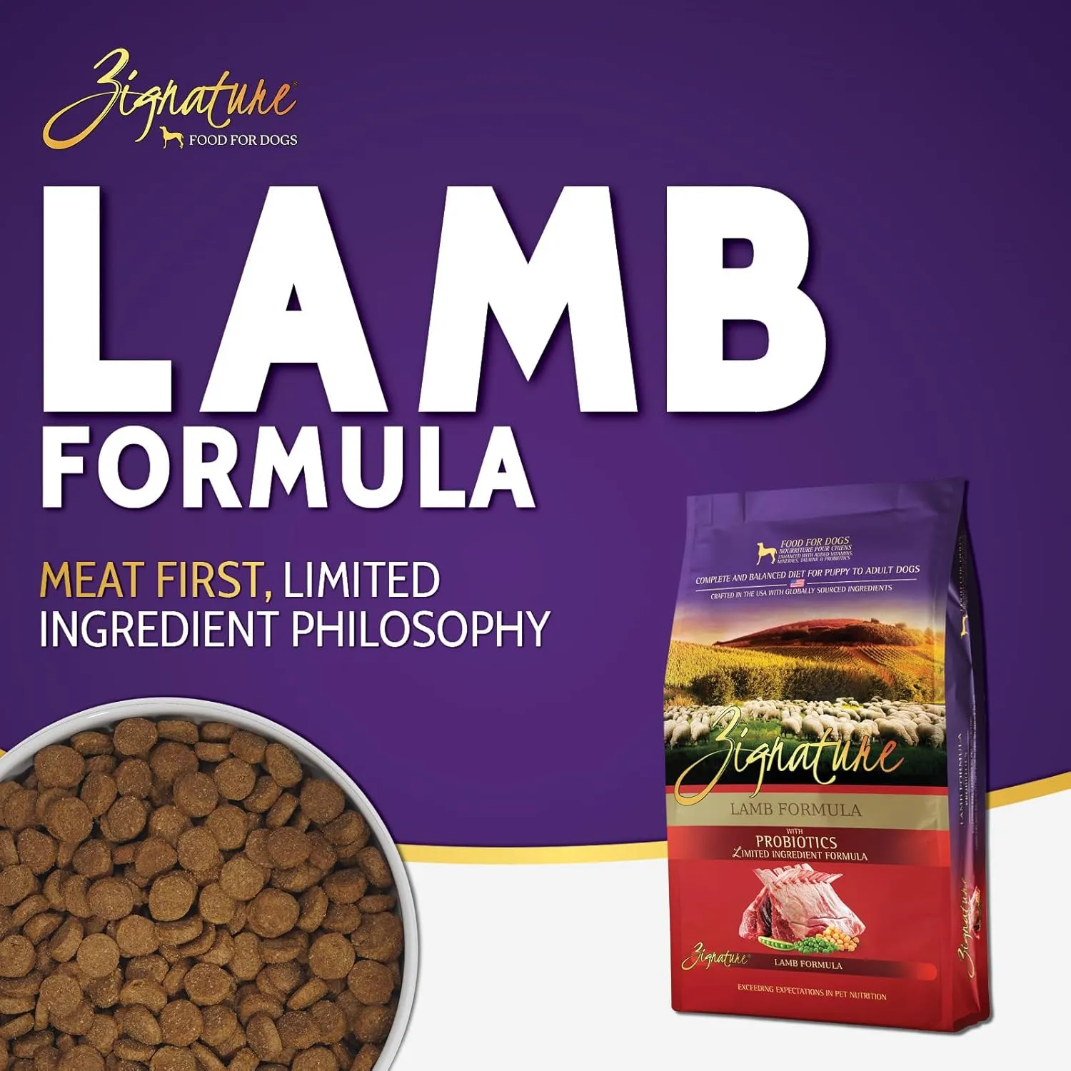 Zignature Lamb Limited Ingredient Formula Dry Dog Food 25lb